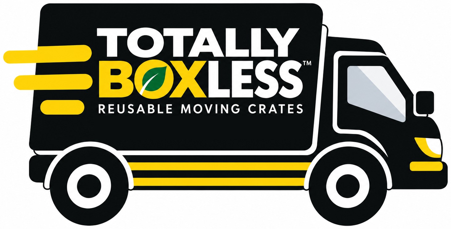 Original Totally Boxless delivery truck illustration